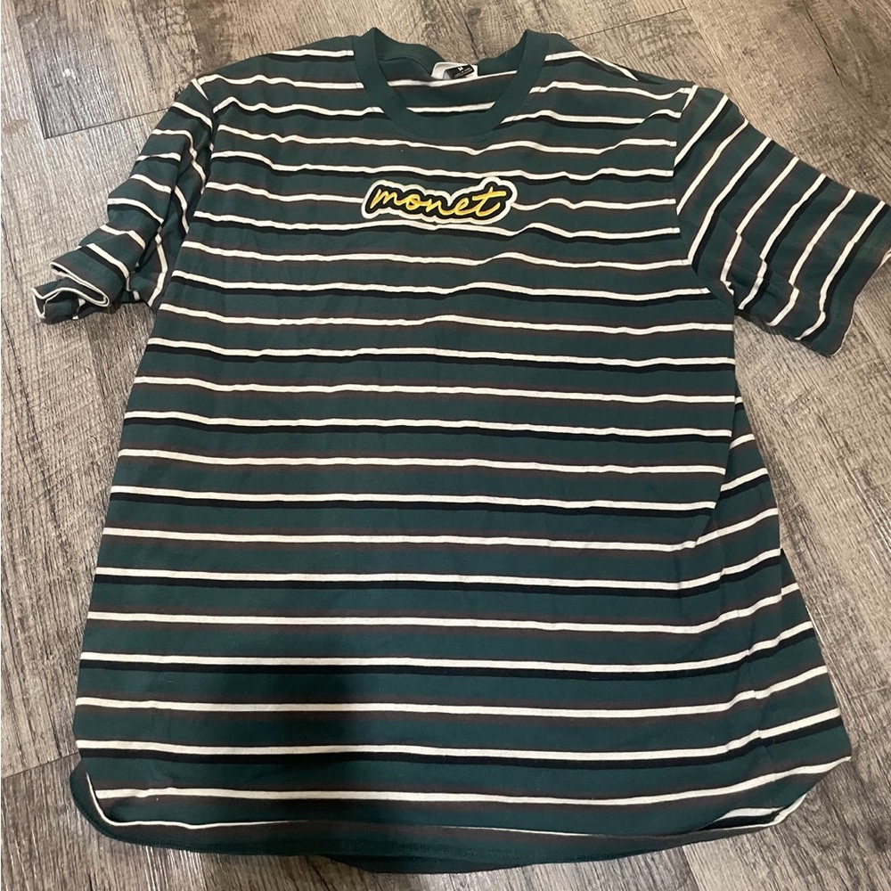 Green monet shirt